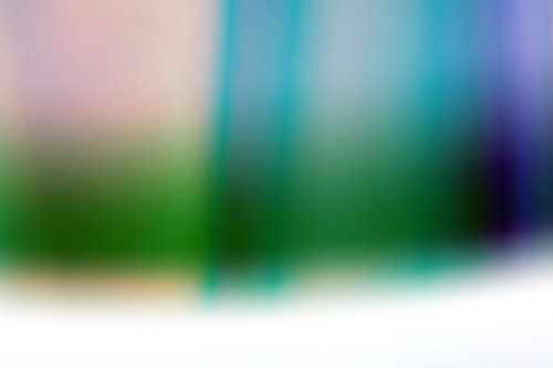 Abstract landschap badend in licht