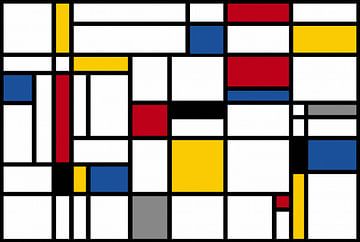 Composition-I-Piet Mondrian sur Marion Tenbergen