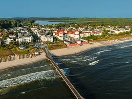 Strand von Binz von oben von Markus Lange