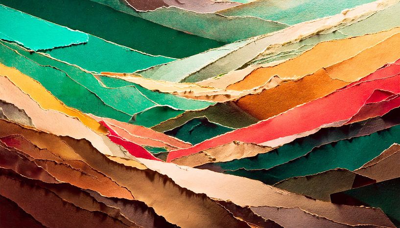 Papier Farben und Formen von Mustafa Kurnaz