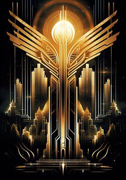 Art Deco Print Poster Wall Art Kunstdruck von Niklas Maximilian