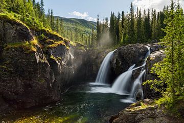 Waterfall Norway by Rainer Mirau