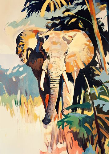 Reus in de ochtendmist van Niklas Maximilian