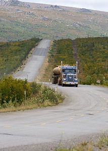 Truck op de Dalton highway