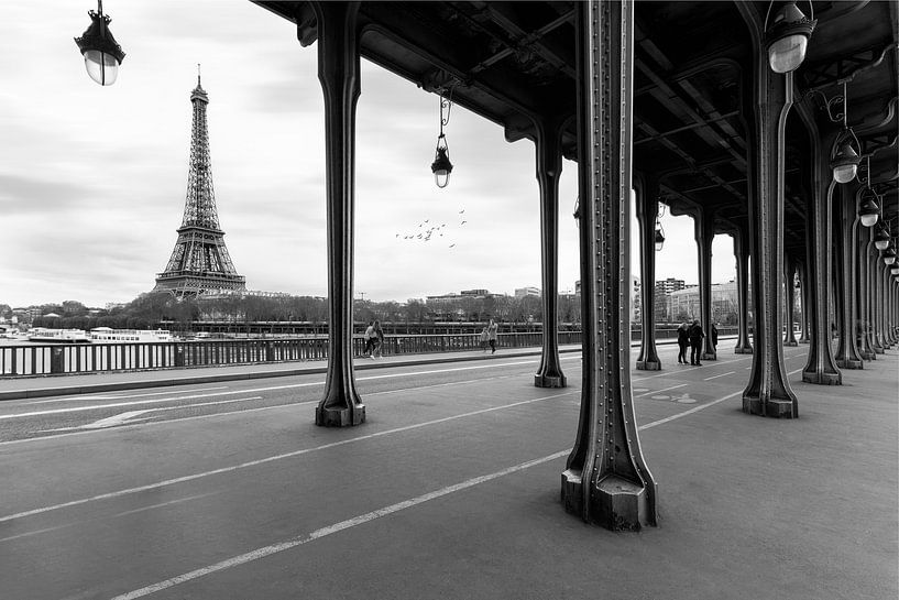 Eiffel Tower Paris Pont Bir Hakeim by Ruud van der Aalst