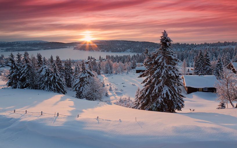 Lever de soleil en Norvège par Rob Kints