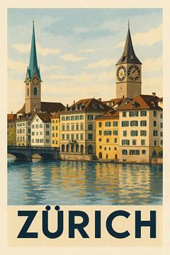 Zürich – Türme über dem Wasser von Sabine Wagner