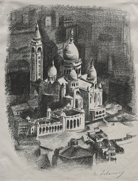Allo Paris; frontispice bij het boek (1926) van Robert Delaunay van Peter Balan
