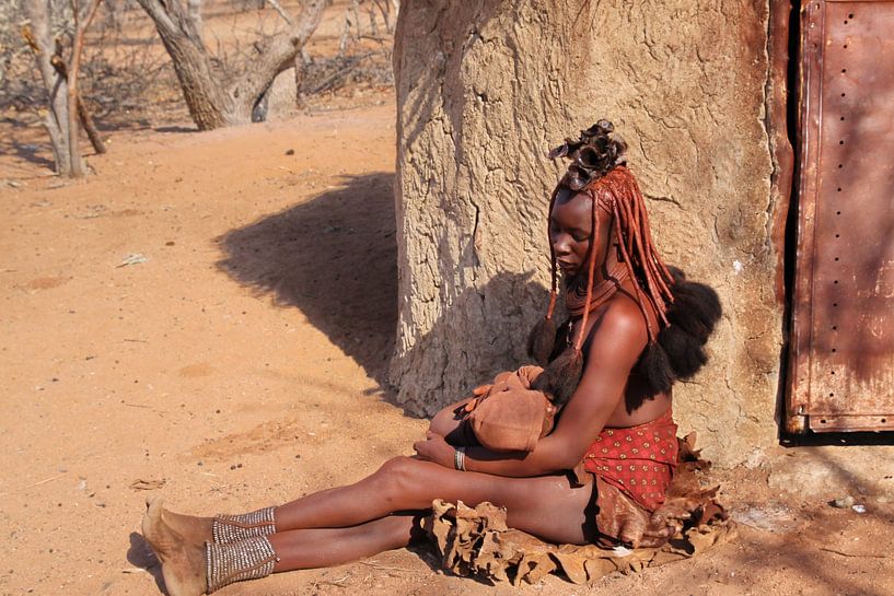 Himba's in Kamanjab van Henk Langerak