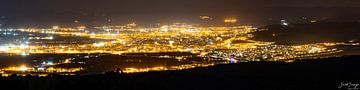 Granada panorama in het donker van Jordy Blokland