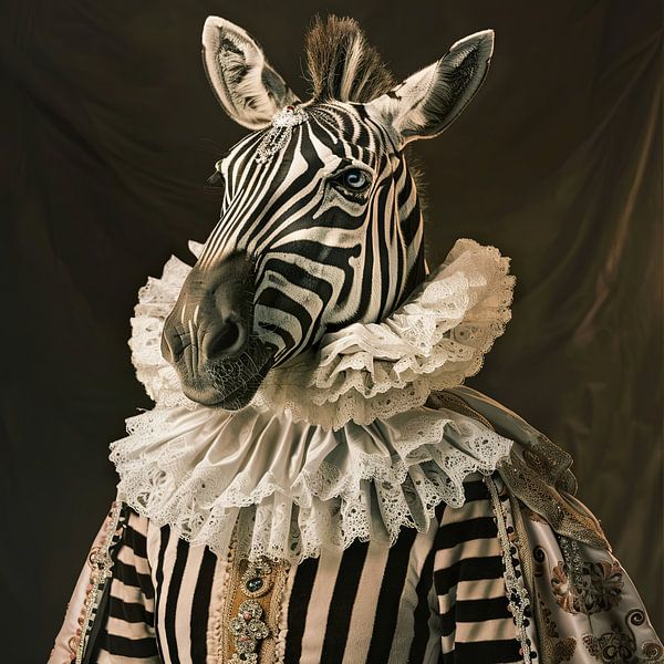 Zebra Royal by Poster Art Shop