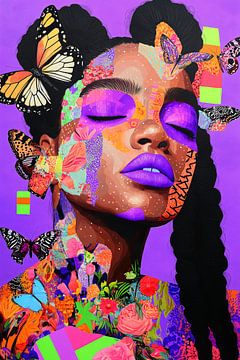 Purple Summer Vibes van Jacky