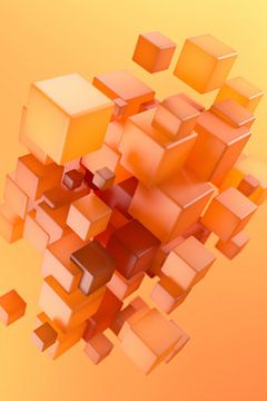 Amber Cubes by Jörg Hausmann