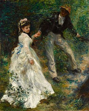 Renoir, De Promenade (1870) van Atelier Liesjes