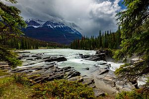 Die Athabasca Wasserfälle in Kanada