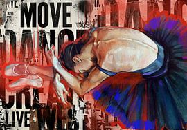 Balletttänzerin im Urban-Style – Move Dance Create Live von ATELIER KAMILA M