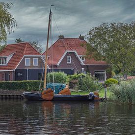 Pittoreske huisjes aan het water van Mart Houtman