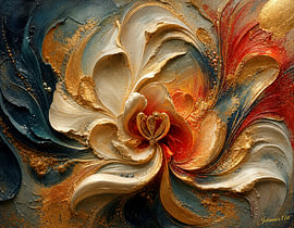 Aura en Ore - Helical Bloom van Johannas Art Creations