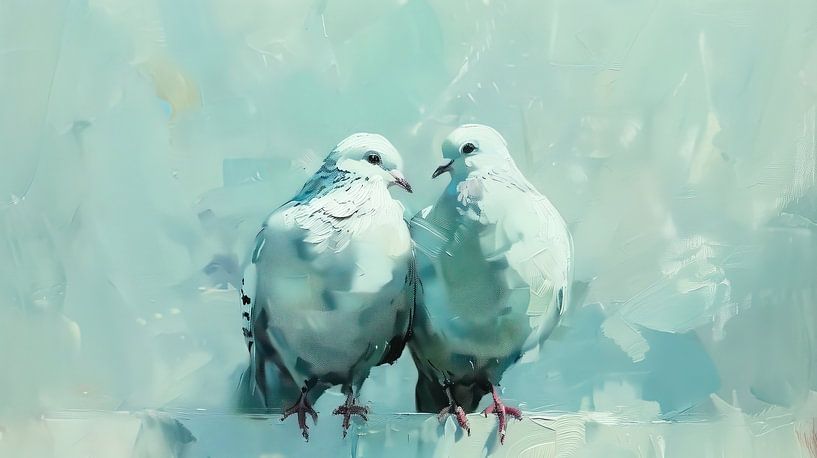 Gentle Silence of Pigeons by ByNoukk
