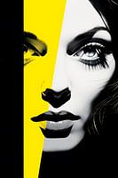 Black Yellow and Shades of Grey
