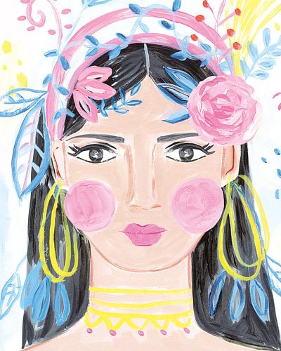 Boho Lady III, Farida Zaman