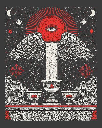 Temperance - Tarot Card - Gothic Style