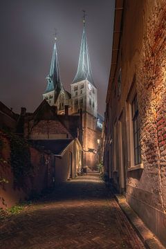 "Berg" Church in the Fog by RONALD JANSEN