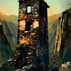 Turmruine an einer Schlucht von Nick Wendt
