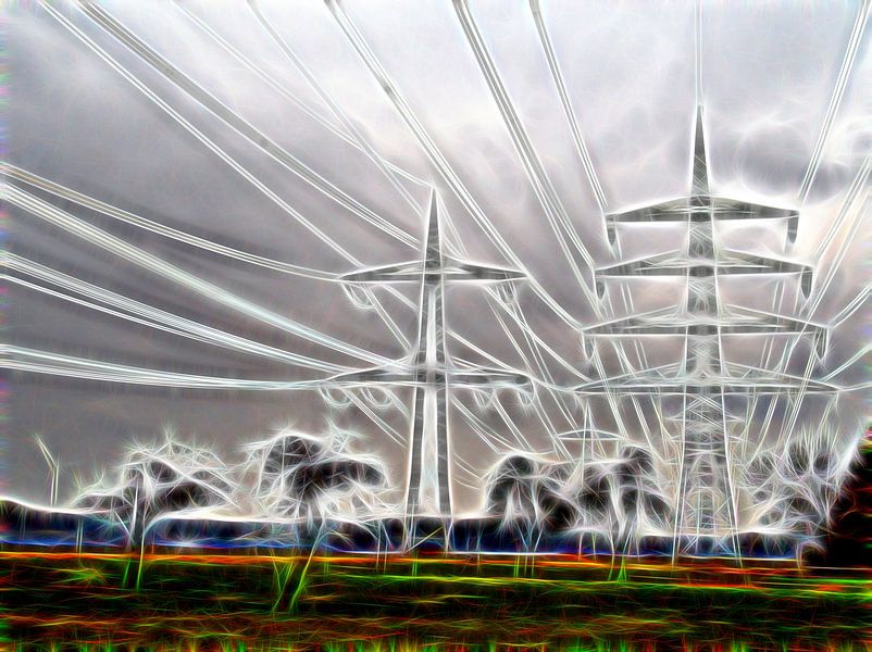 Neon Stream par Edgar Schermaul