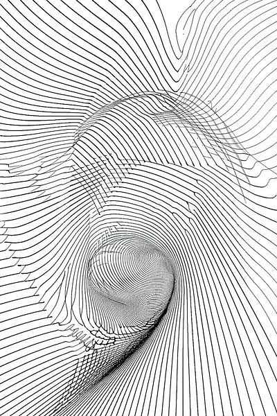 Modern Lines | Modern von ARTEO Gemälde