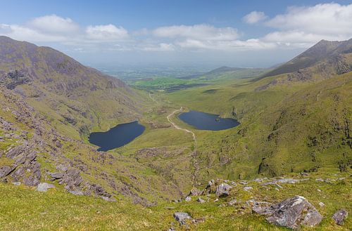 View from Carrauntoohil of Carrantuohill (Iers-Gaelisch: Corrán Tuathail) Ierland