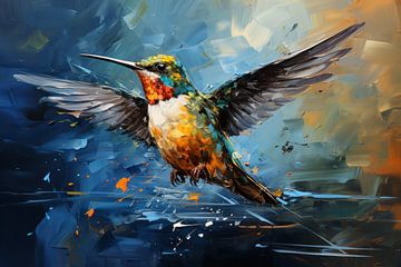 Tropischer Vogel - Bunter Flug von New Future Art Gallery