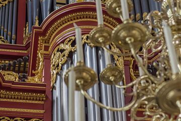 Detail-orgel - Laurenskerk, Rotterdam van Rossum-Fotografie