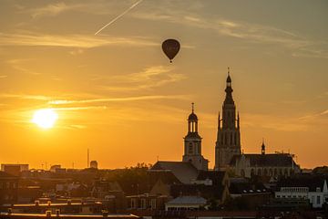 Breda - Sunset Grote Kerk