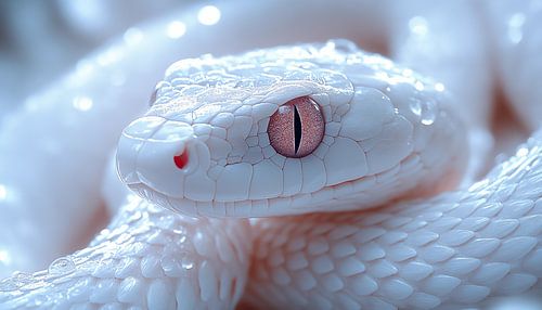 Panorama der weißen Schlange von TheXclusive Art