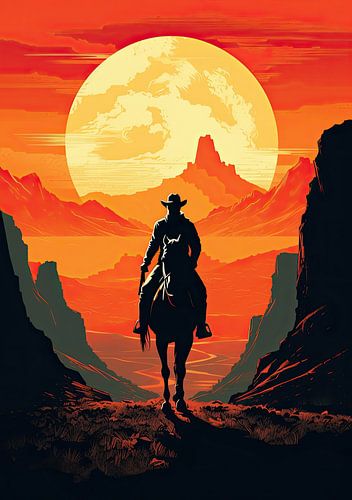 Cowboy Pop Art Western Wilde Westen