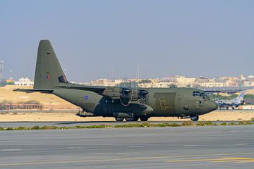 Lockheed C-130 Hercules van de Royal Air Force. van Jaap van den Berg