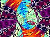 Vrouwelijke caleidoscoop in kleur van Greta Lipman thumbnail