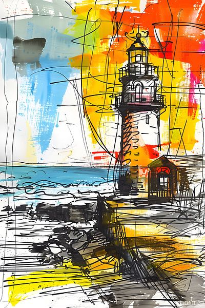Lighthouse Serenity by Adriana