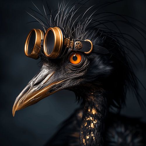 Amusing bird portrait - The Sturdy Creeper