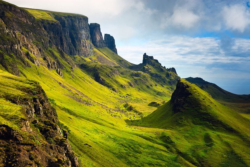 Quiraing, Insel Skye, Schottland von Henk Meijer Photography