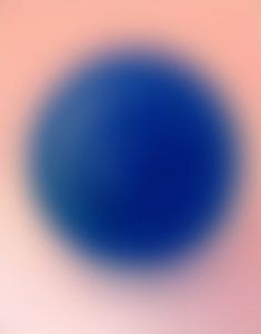Abstract art HANNA Retro jaren 70 BLUE