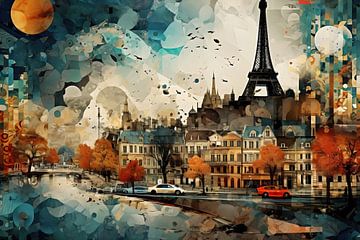Pariser Traum Collage von Lin's Visions
