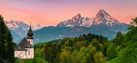 Maria Gern, Berchtesgaden, Bayern, Deutschland von Henk Meijer Photography Miniaturansicht