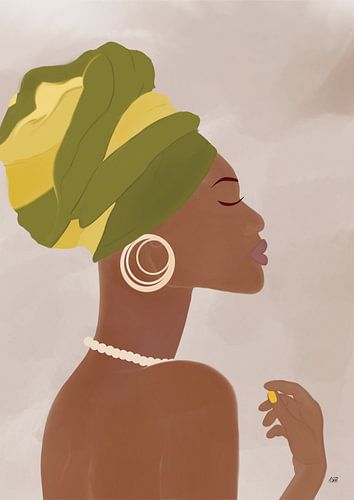 Veerkrachtige vrouw van ASRdesigns