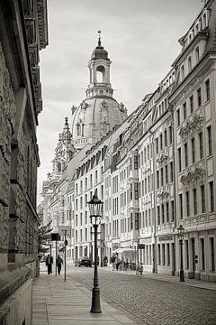 Oude stad van Dresden met Frauenkirche