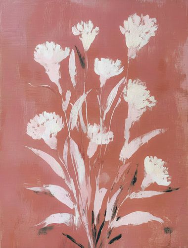 Soft Bloom - Étude florale moderne dans les tons de rose