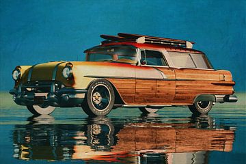 Le Pontiac Station Wagon de 1956 Surfer Edition sur Jan Keteleer