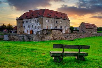 Uitzicht op het fort Heldrungen van Andreas Völkel