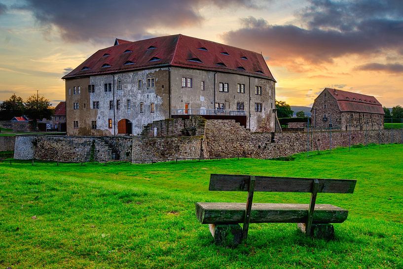 Vue de la forteresse de Heldrungen par Andreas Völkel